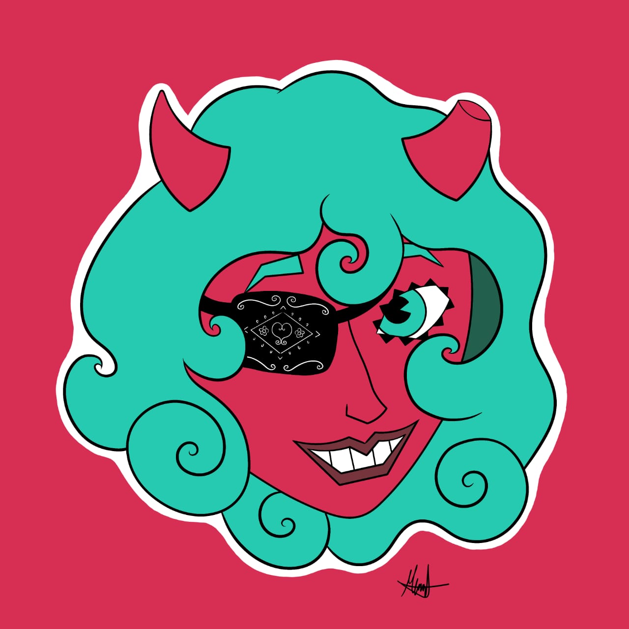 Ilustración digital personaje